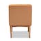 Baxton Studio Daymond Mid-Century Modern Tan Faux Leather and Walnut Brown Finished Wood Dining Chair 186-11353-Zoro - alternate 2
